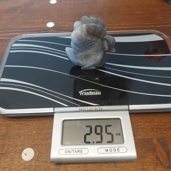 Gorgeous Gray Agate & Druzy Swan - Picture 11 of 11